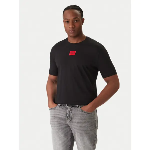 HUGO Hugo T-shirt Diragolino212 50447978 Crna Regular Fit