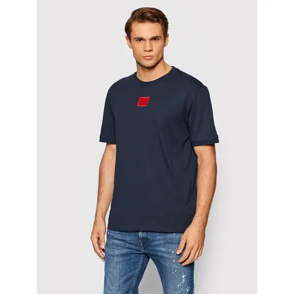 HUGO Hugo T-shirt Diragolino212 50447978 Tamnoplava Regular Fit