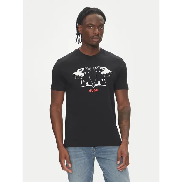 HUGO HUGO T-shirt Dobero 50542734 Crna Regular Fit
