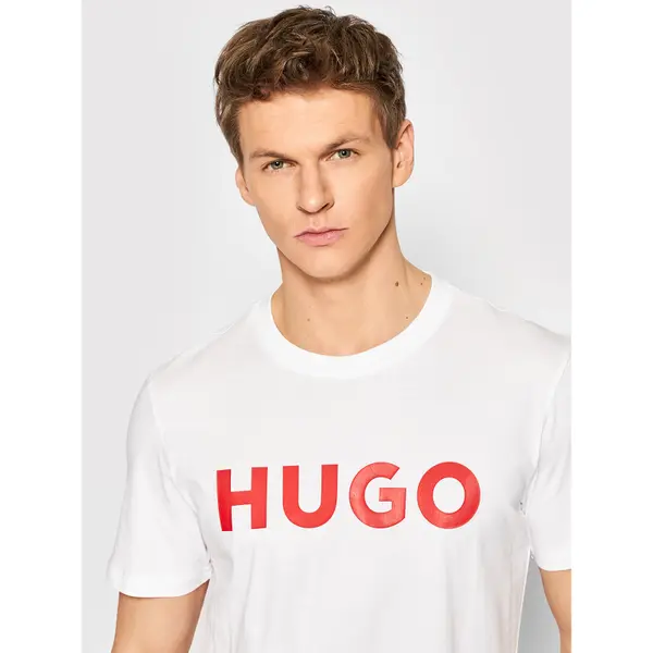HUGO Hugo T-shirt Dulivio 50467556 Bijela Regular Fit