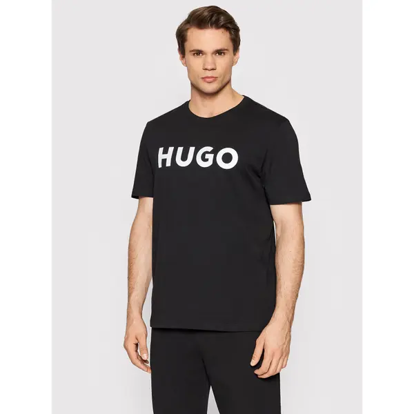 HUGO Hugo T-shirt Dulivio 50467556 Crna Regular Fit