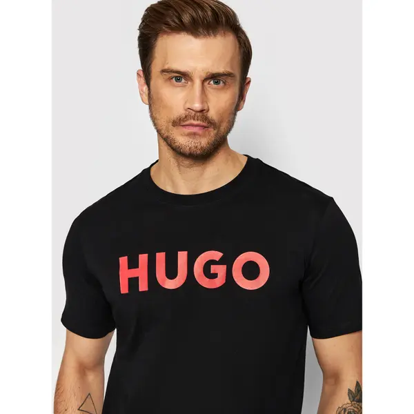 HUGO Hugo T-shirt Dulivio 50467556 Crna Regular Fit