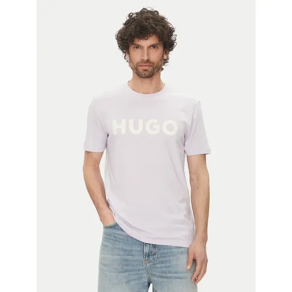 HUGO HUGO T-shirt Dulivio 50467556 Ljubičasta Regular Fit