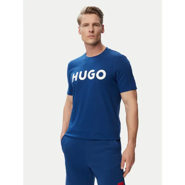 HUGO HUGO T-shirt Dulivio 50467556 Plava Regular Fit
