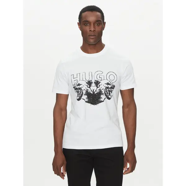 HUGO HUGO T-shirt Durro 50538257 Bijela Regular Fit