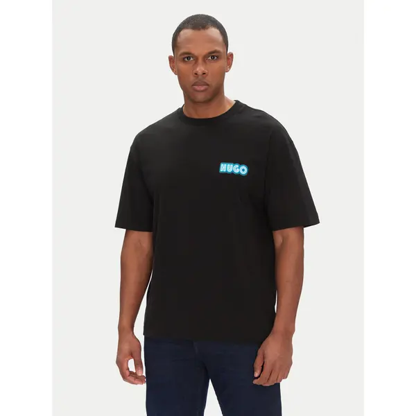 HUGO HUGO T-shirt Duwood 50538512 Crna Relaxed Fit