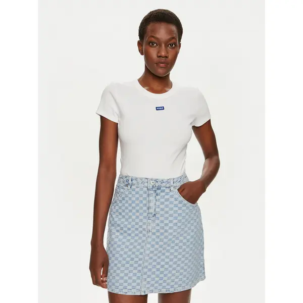 HUGO Hugo T-shirt Easy 50523924 Bijela Slim Fit