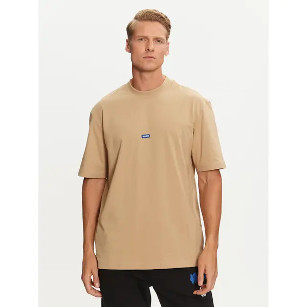 HUGO Hugo T-shirt Nieros 50509991 Bež Regular Fit