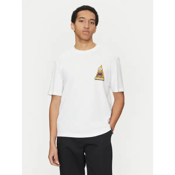 HUGO HUGO T-shirt Nizzerio 50533390 Bijela Regular Fit