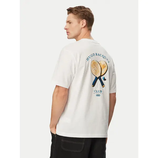 HUGO HUGO T-shirt Nulaxo 50560093 Bijela Regular Fit