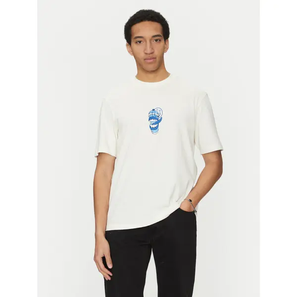 HUGO HUGO T-shirt Nutongo 50533391 Bijela Regular Fit