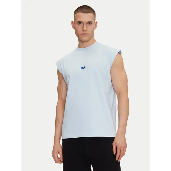 HUGO HUGO Tank top Navertz 50509773 Svijetloplava Regular Fit