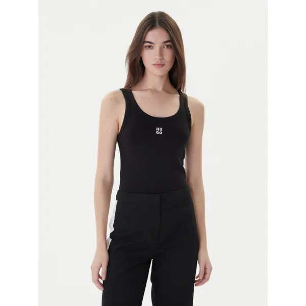 HUGO Hugo Top Datamia 50514489 Crna Slim Fit