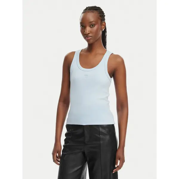HUGO HUGO Top Datamia 50514489 Svijetlo plava Slim Fit