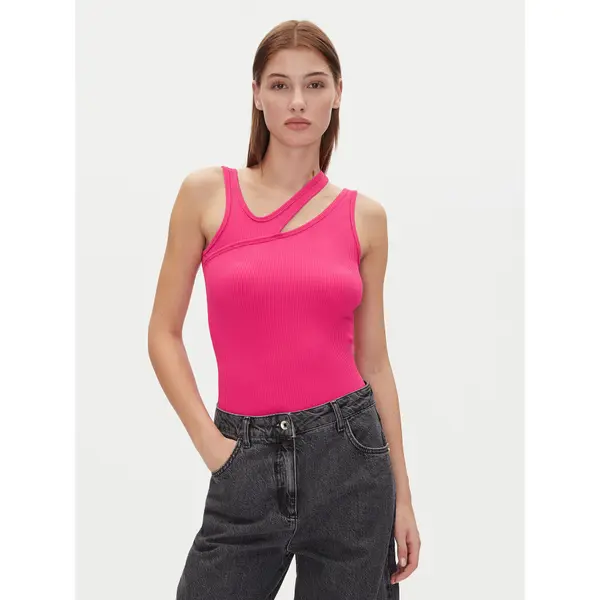HUGO HUGO Top Datruss 50537044 Ružičasta Slim Fit