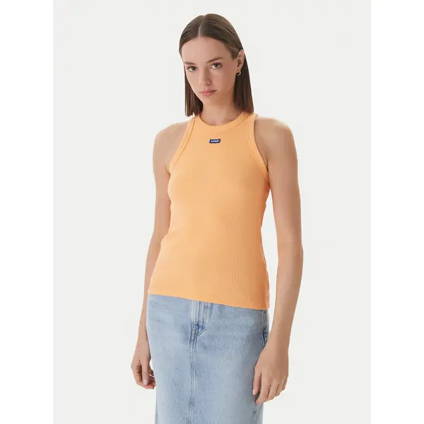 HUGO HUGO Top Easy 50508857 Narančasta Slim Fit