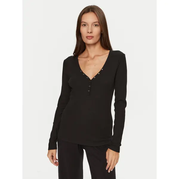 Hunkemöller Hunkemöller Spavaćiće 205123 Crna Slim Fit
