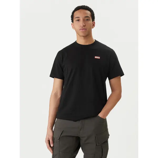Hunter Hunter T-shirt Essentials HARM0085252 Crna Regular Fit