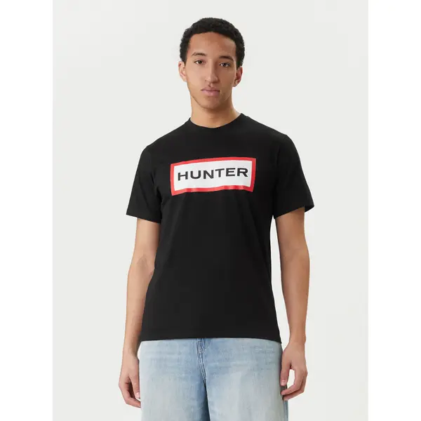 Hunter Hunter T-shirt Halton HARM0019252 Crna Regular Fit
