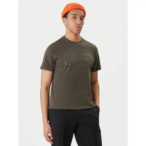 Hunter Hunter T-shirt Halton HARM0019252 Zelena Regular Fit