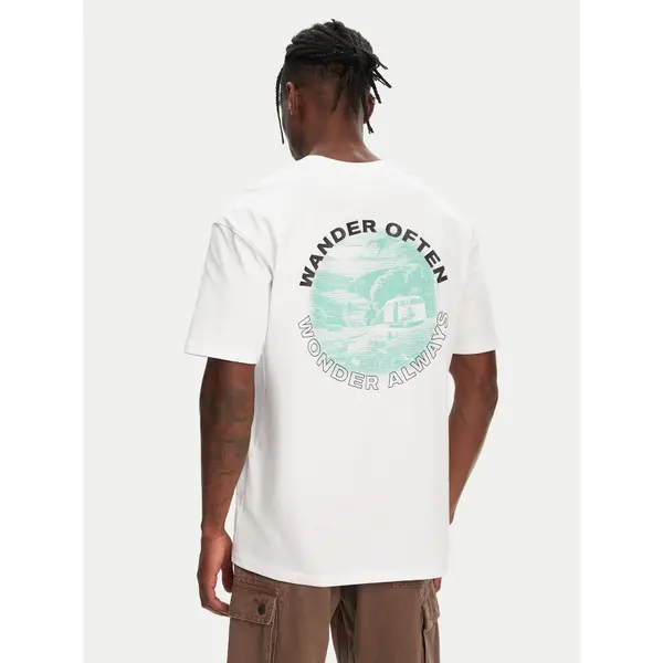 Hunter Hunter T-shirt Rasputin HARM0057251 Bijela Relaxed Fit