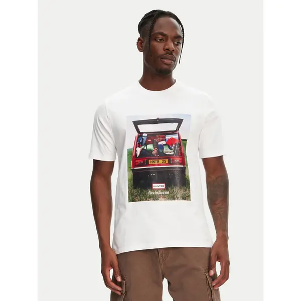 Hunter Hunter T-shirt Tomi Grapphic HARM0037251 Bijela Regular Fit