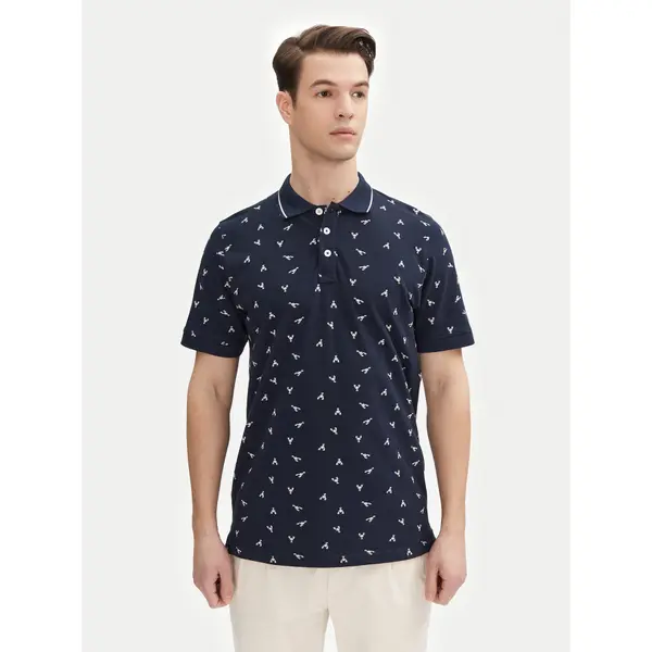 INDICODE INDICODE Polo Lobster 41-155 Tamnoplava Regular Fit