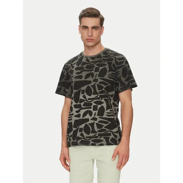 INDICODE INDICODE T-shirt Avarua 41-102 Crna Regular Fit