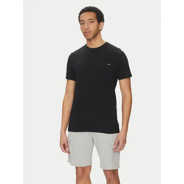 INDICODE INDICODE T-shirt Inandorra 41-104 Crna Regular Fit