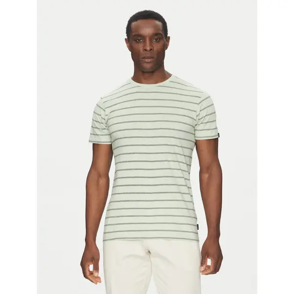 INDICODE INDICODE T-shirt Inrima 41-168 Zelena Regular Fit