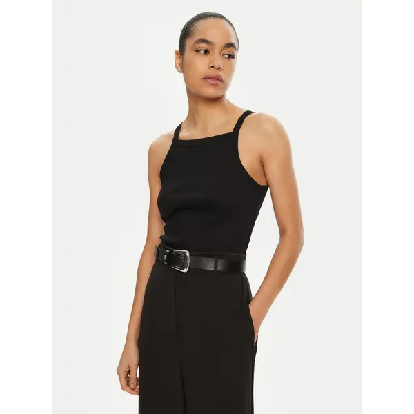 IVY OAK IVY OAK Top Klara Rose IO1100X2362 Crna Slim Fit