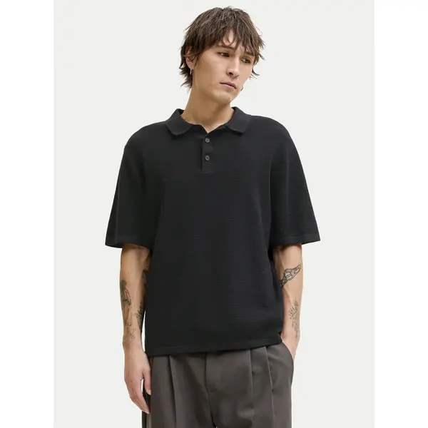 jack & jones Jack & Jones Džemper George 12268281 Crna Relaxed Fit