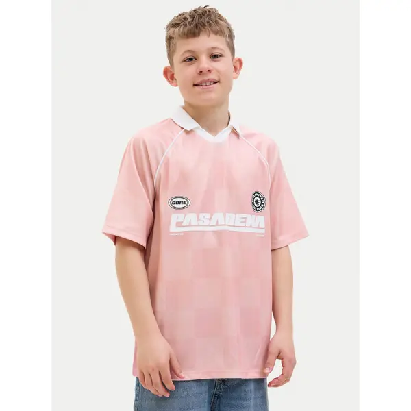 Jack & Jones Junior Jack & Jones Junior Polo 12278700 Ružičasta Loose Fit