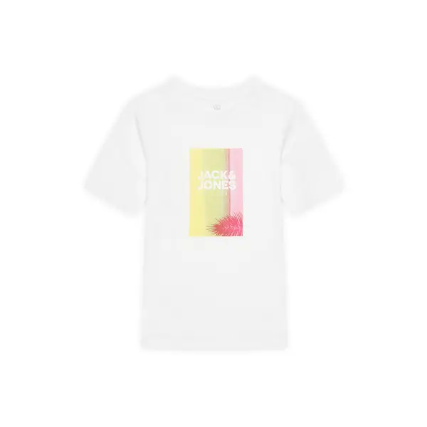 Jack & Jones Junior Jack & Jones Junior T-shirt Varenna 12278349 Bijela Regular Fit
