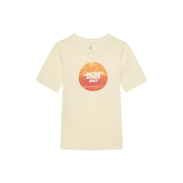 Jack & Jones Junior Jack & Jones Junior T-shirt Varenna 12278349 Écru Regular Fit