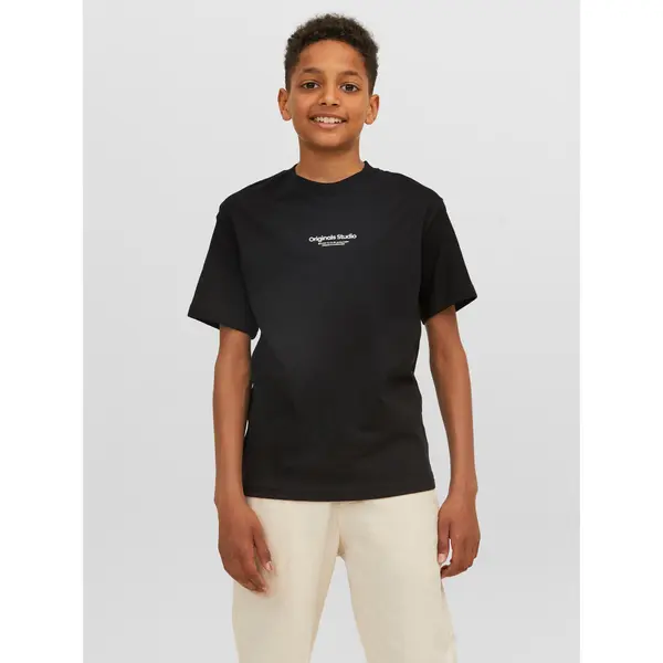 Jack & Jones Junior Jack & Jones Junior T-shirt Vesterbro 12242827 Crna Loose Fit