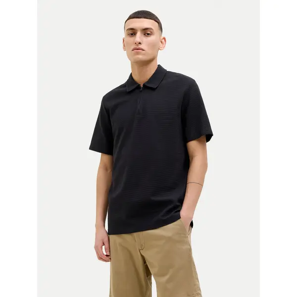 jack & jones Jack & Jones Polo Benja 12269338 Crna Regular Fit