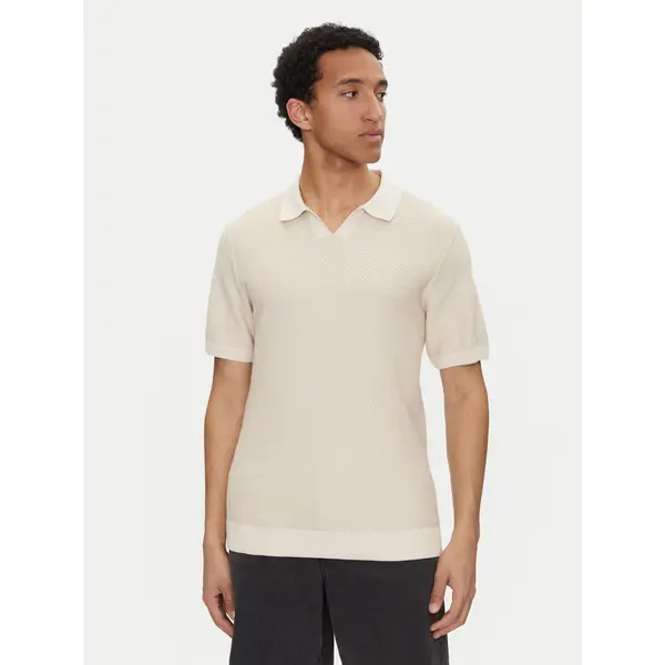 jack & jones Jack & Jones Polo Ceaston 12273012 Bež Regular Fit