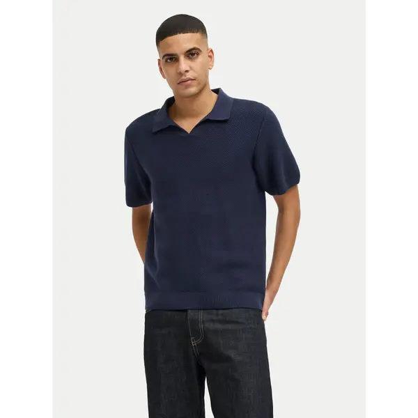 jack & jones Jack & Jones Polo Ceaston 12273012 Tamnoplava Regular Fit