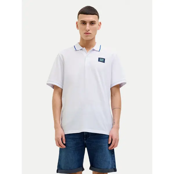 jack & jones Jack & Jones Polo Hudson 12269238 Bijela Regular Fit