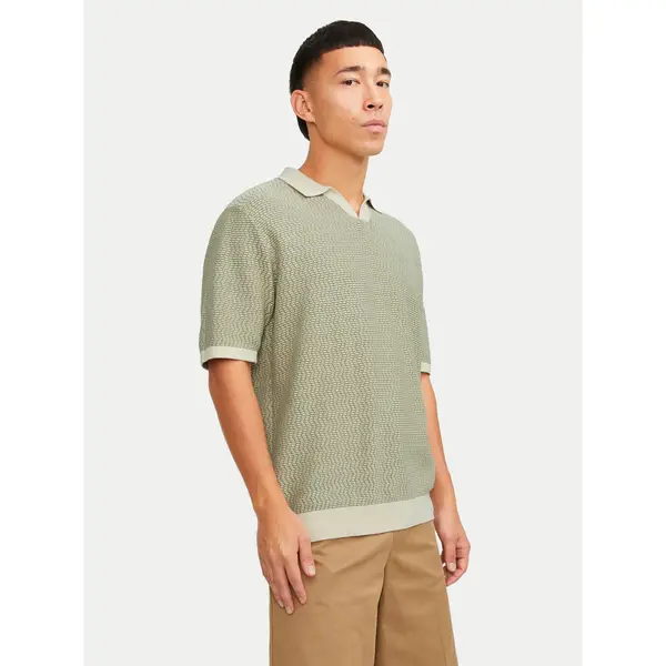 jack & jones Jack & Jones Polo Jormykonos 12255950 Zelena Regular Fit