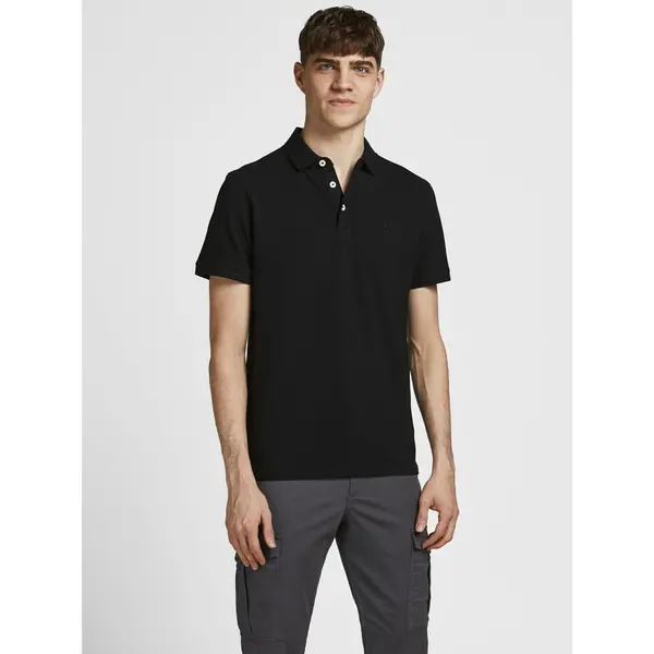 jack & jones Jack & Jones Polo Paulos 12136668 Crna Slim Fit