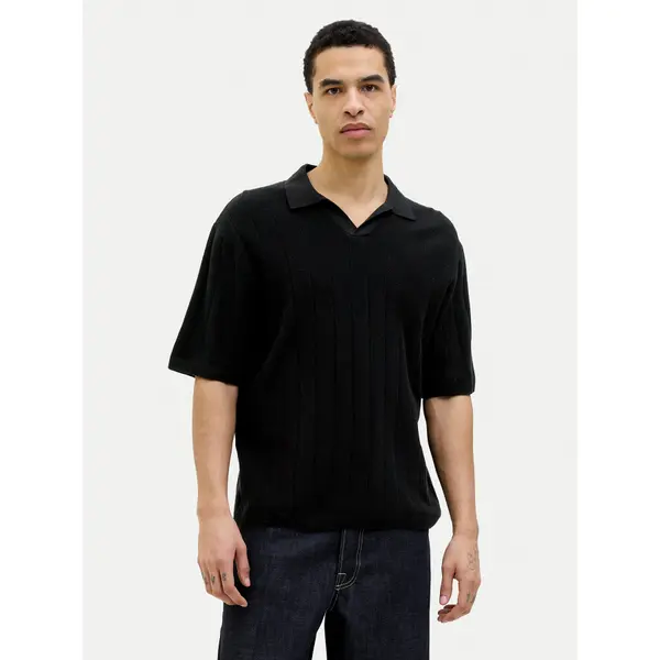 jack & jones Jack & Jones Polo Varenna 12272578 Crna Relaxed Fit