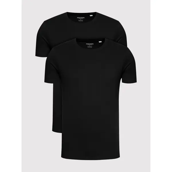 jack & jones Jack & Jones Set t-shirt majica﻿ Basic Crew Neck 12133913 Crna Regular Fit