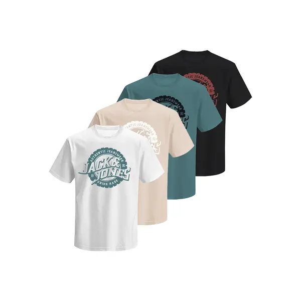 jack & jones Jack & Jones Set t-shirt majica﻿ Blubaron 12291659 Šarena Regular Fit