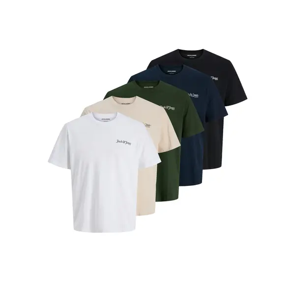 jack & jones Jack & Jones Set t-shirt majica﻿ Yuki 12288322 Šarena Relaxed Fit