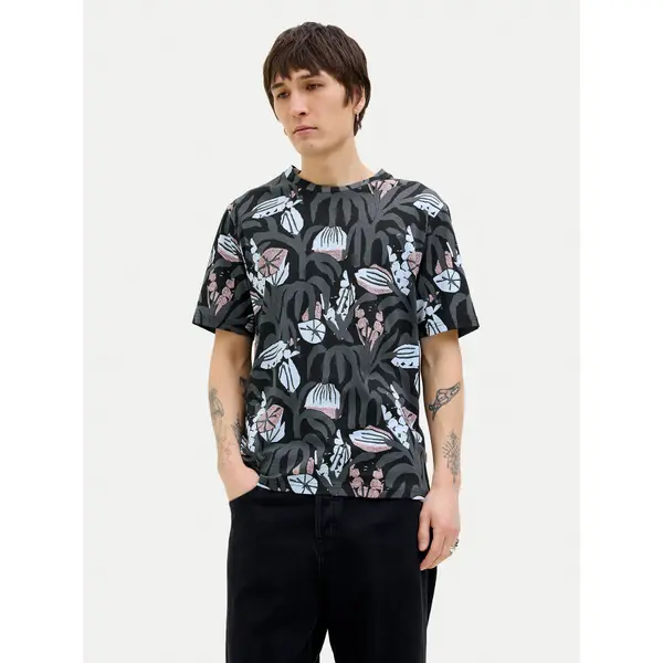 jack & jones Jack & Jones T-shirt Almeria 12276912 Crna Regular Fit