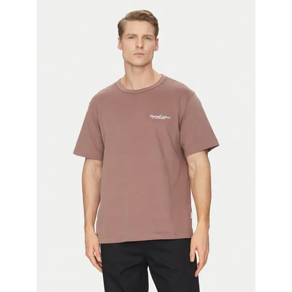 jack & jones Jack & Jones T-shirt Boston 12272968 Smeđa Relaxed Fit