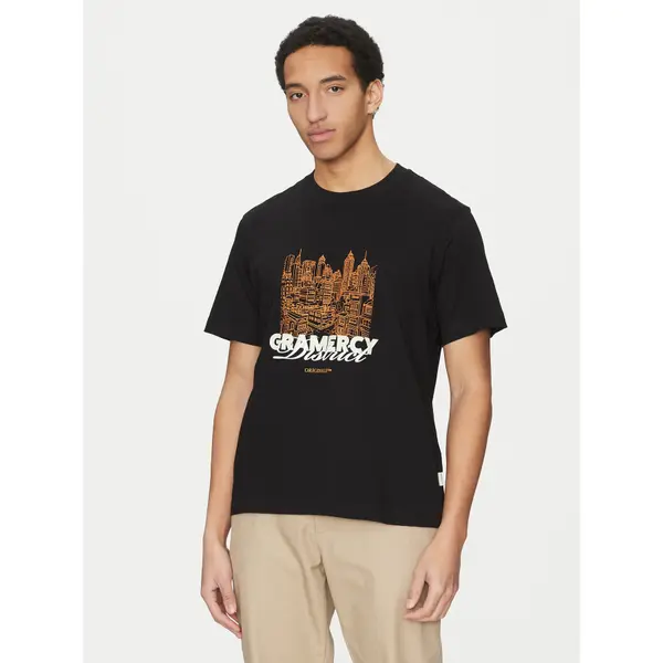 jack & jones Jack & Jones T-shirt Boston 12272981 Crna Relaxed Fit