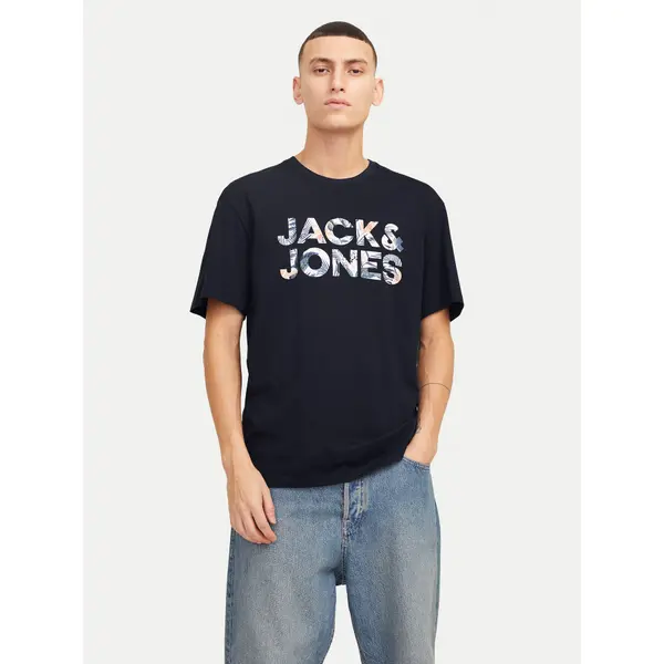 jack & jones Jack & Jones T-shirt Bryan 12268127 Tamnoplava Relaxed Fit